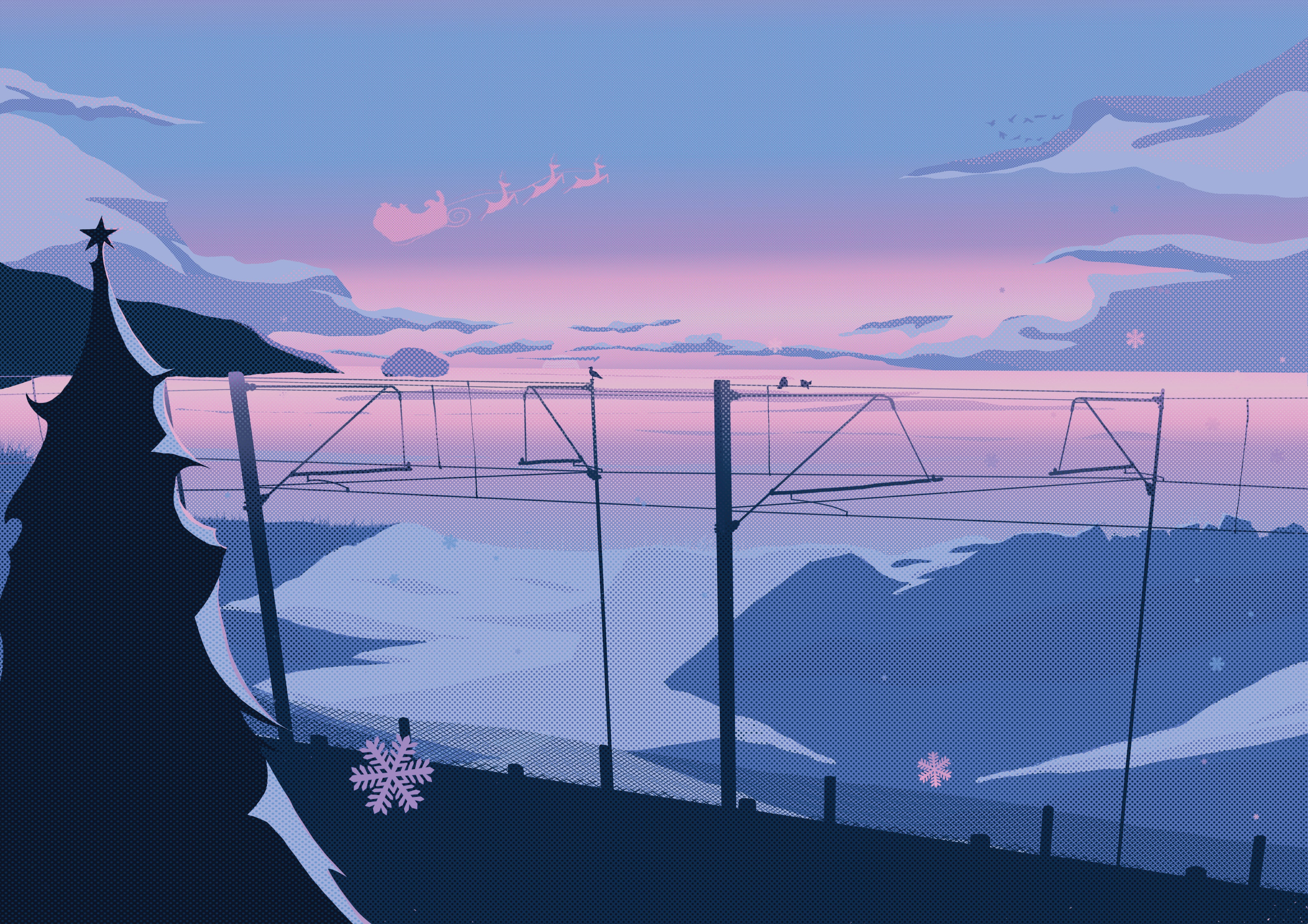 E- wintery west coast